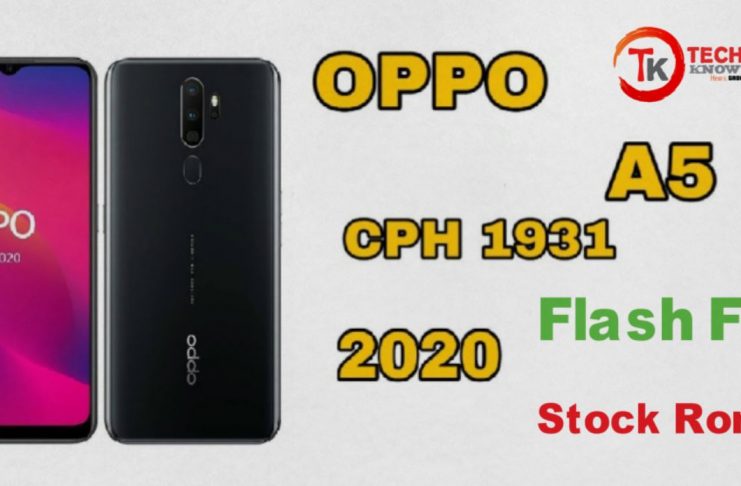 OPPO A5 2020 CPH1931 Flash File (Stock Rom)